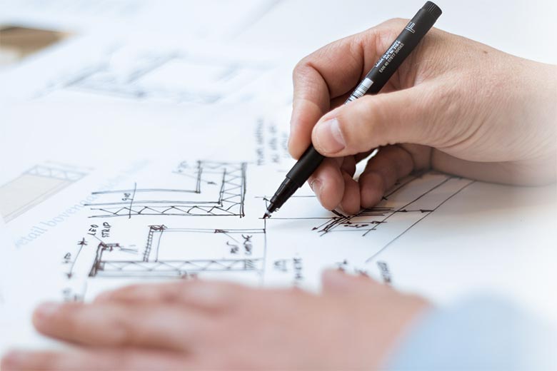 A diagram shows a patented precast floor plug being installed from above.